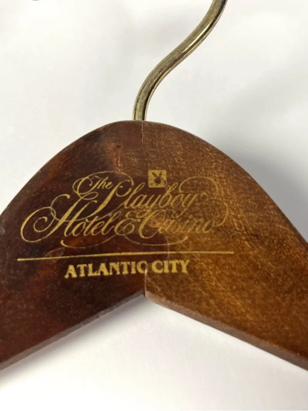 Vintage Playboy Hotel and Casino Atlantic City coat hanger. Beverly Coat Hanger